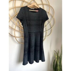 Betsey Johnston Print Ponte Fit Flare Dress size 8